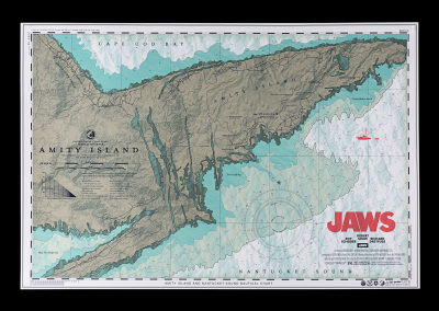 Lot #190 - JAWS (1975) - Vice Press & Bottleneck Gallery Poster, 2019