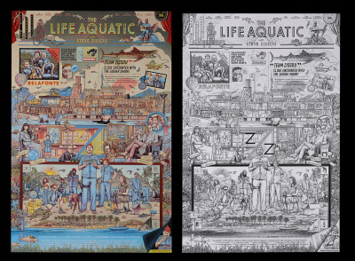 Lot #197 - THE LIFE AQUATIC (2004) - Two Mondo Posters, 2020