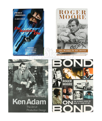 Lot #336 - JAMES BOND BOOKS - Carter-Jones Collection: James Bond Related Books, 2002, 2005, 2008, 2015, Autographed by Roger Moore, Raymond Benson and Others