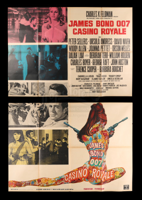 Lot #341 - CASINO ROYALE (1967) - Carter-Jones Collection: Italian Two-Panel (4-Fogli), 1967