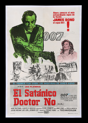 Lot #347 - DR. NO (1962) - Carter-Jones Collection: Argentinian One-Sheet, 1962