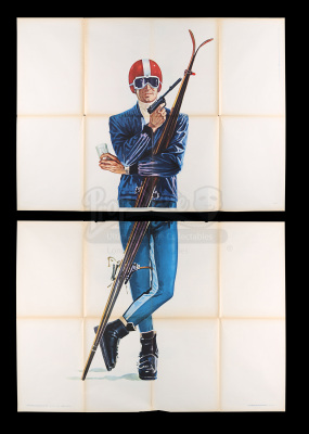 Lot #404 - ON HER MAJESTY'S SECRET SERVICE (1969) - Carter-Jones Collection: Italian Two-Panel (4-Fogli) - Advance, 1969