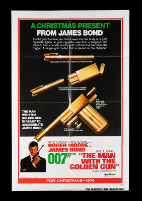 Lot #415 - THE MAN WITH THE GOLDEN GUN (1974) - US One-Sheet (Advance), 1974