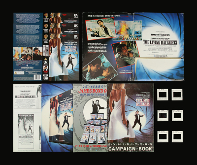 Lot #432 - THE LIVING DAYLIGHTS (1987) - Promotional Brochure, Related Paperwork and Negatives, 1987