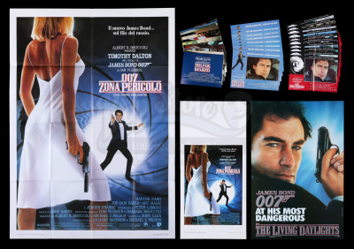 Lot #433 - THE LIVING DAYLIGHTS (1987) - Carter-Jones Collection: Various Posters and Lobby Cards, 1987