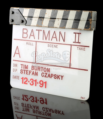 BATMAN RETURNS (1992) - 'A' Camera Clapperboard