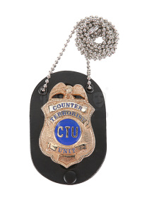 Lot #6 - 24 (TV SERIES, 2001-2010) - Jack Bauer's (Kiefer Sutherland) CTU Badge