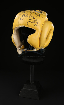 ROCKY III (1982) - Rocky's (Sylvester Stallone) Autographed Headgear