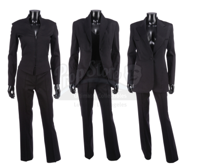 Lot #163 - CHARLIE'S ANGELS (2000) - Natalie Cook's (Cameron Diaz), Dylan Sanders' (Drew Barrymore) and Alex Munday's (Lucy Liu) Promotional Suits