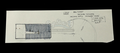 STAR WARS: THE EMPIRE STRIKES BACK (1980) - Ralph McQuarrie Hand-Drawn Reactor Vane Thumbnail