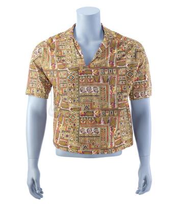 Lot #254 - FIGHT CLUB (1999) - Brad Pitt's Button-Up Shirt for W Magazine