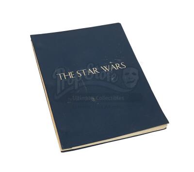 Lot #695 - STAR WARS: A NEW HOPE (1977) - Third Draft Script