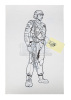 Lot #791 - STARSHIP TROOPERS (1997) - Hand-drawn and hand-coloured Mobile Infantry Costume Designs by Jim Martin and John Bell - 3