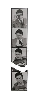 Lot #804 - SUPERMAN III (1983) - Superman/Clark Kent's (Christopher Reeve) Torn Photo-booth Strip