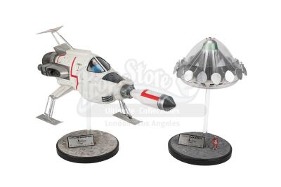 Lot #851 - UFO (TV SERIES, 1970-1973) - Limited Edition Replica SHADO Interceptor & UFO Saucer