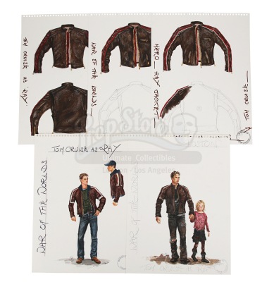 Lot #880 - WAR OF THE WORLDS (2005) - Hand-painted Costume Designs