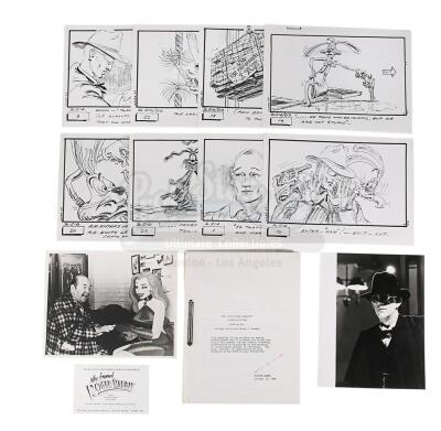 Lot #886 - WHO FRAMED ROGER RABBIT (1988) - Fourth-draft Script, Storyboards, Film Stills and Screening Ticket