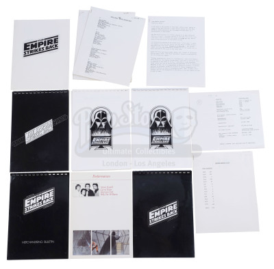 Lot #731 - STAR WARS: THE EMPIRE STRIKES BACK (1980) - Set of Black Falcon Marketing and Publicity Materials