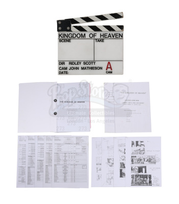 Lot #445 - KINGDOM OF HEAVEN (2005) - Clapperboard, Shooting Script, Storyboards, Call Sheets and Memos