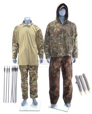 Lot # 128: Marvel's The Punisher (TV Series) - Pair of Gunner Henderson's Costumes with Stunt Weapons