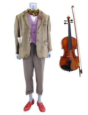 Lot # 74: Netflix's A Series of Unfortunate Events (TV Series) - Vice Principal Nero's Prufrock Preparatory School Suit and Violin