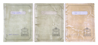 Lot # 87: Netflix's A Series of Unfortunate Events (TV Series) - The Baudelaires Prufrock Preparatory School Textbooks