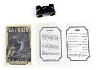 Lot # 199: Netflix's A Series of Unfortunate Events (TV Series) - Opera Programs with Black Opera Glasses