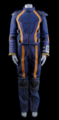 Lot # 64: Lost In Space (2018-2021) - Will Robinson Stunt Spacesuit Under Layers and Wrist Communications Device