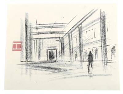 TWILIGHT (2008) - Alice Cullen’s Dance Studio Sketch Stage Two