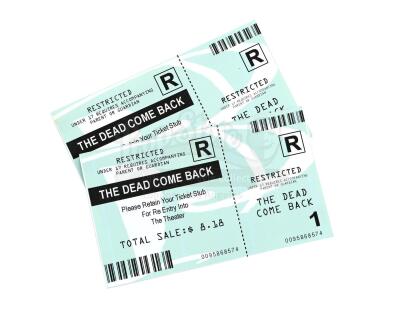 THE TWILIGHT SAGA: NEW MOON (2009) - Pair of The Dead Come Back Movie Tickets