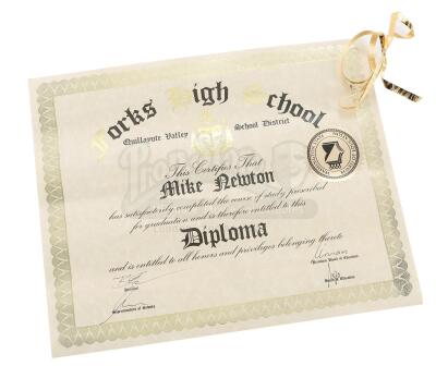 THE TWILIGHT SAGA: ECLIPSE (2010) - Mike Newton's High School Diploma