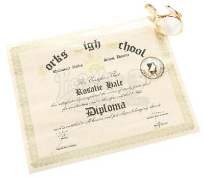 THE TWILIGHT SAGA: ECLIPSE (2010) - Rosalie Hale's High School Diploma