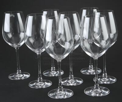 THE TWILIGHT SAGA: BREAKING DAWN PART 1 (2011) - Set of Eight Bella & Edward's Wedding Wine Glasses