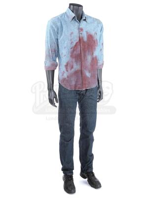 THE TWILIGHT SAGA: BREAKING DAWN PART 1 (2011) - Edward Cullen's Stunt Bloodstained Delivery Costume