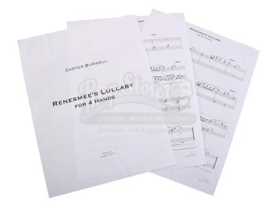 THE TWILIGHT SAGA: BREAKING DAWN PART 2 (2012) - "Renesmee's Lullaby" Sheet Music